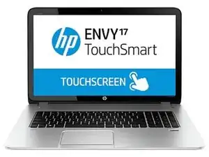 HP Envy 17 Touchsmart j-100 Quad Edition