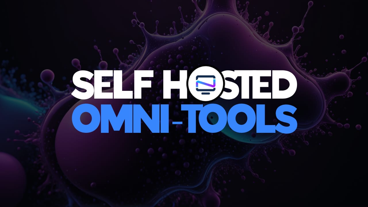 Omni-Tools - Self Hosted Web Tools