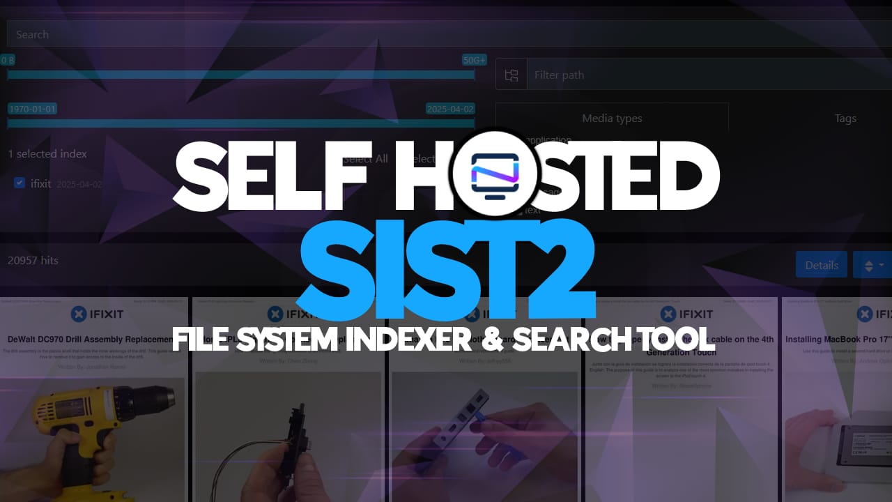 Index and Search Every File on Your Homelab Server using Sist2