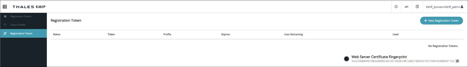 Create Registration Token