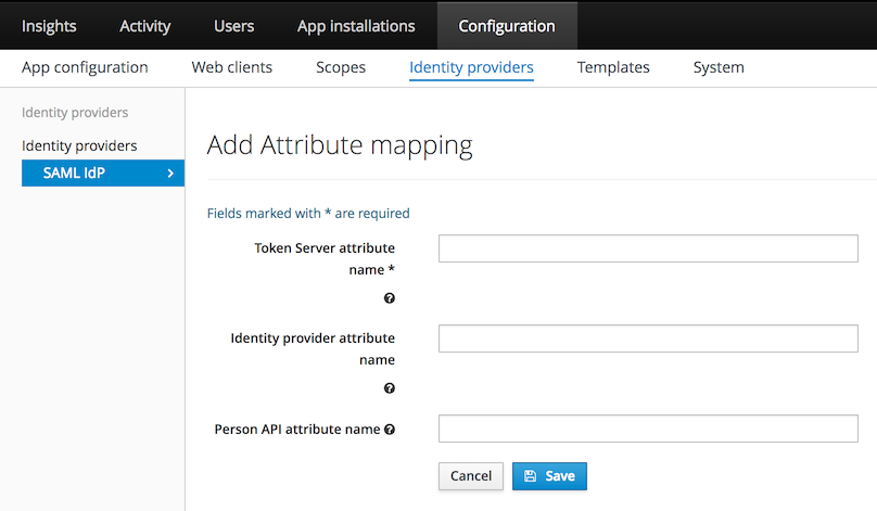 Add attribute mapping