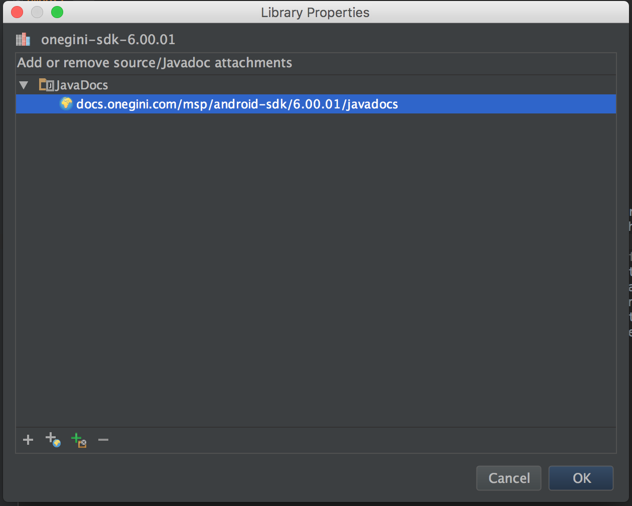 Android javadocs URL example