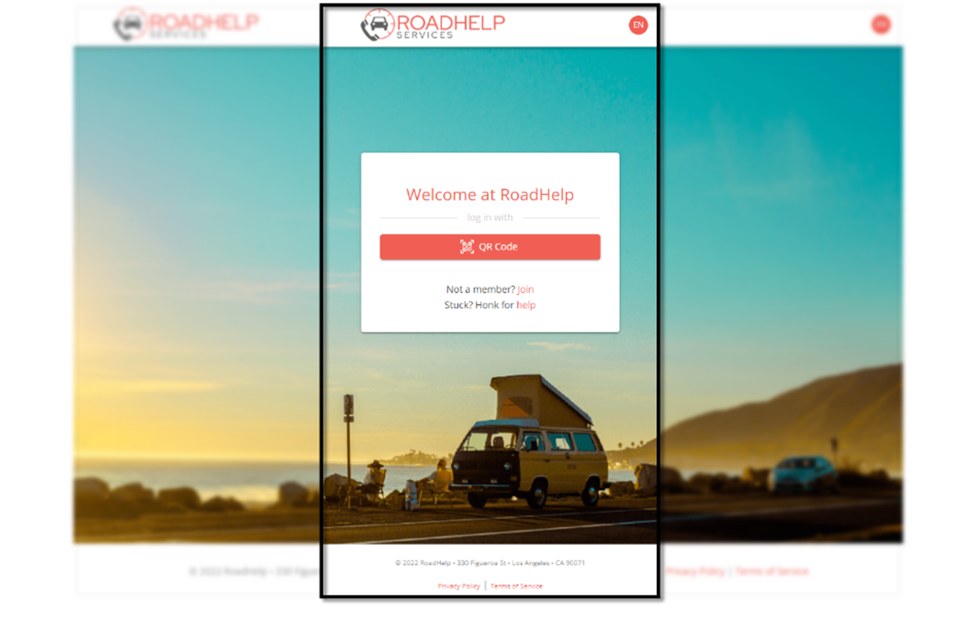 User journey example background