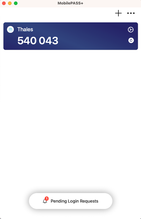 pending login requests