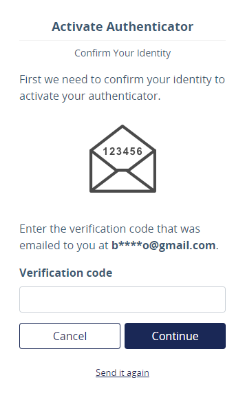 Verification code