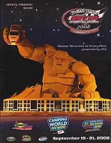 2008 Camping World RV 400 program cover