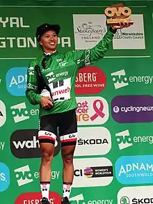 Coryn Rivera, winner of the 2018 Women's Tour
