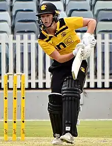 Darke batting for Western Australia in September 2018