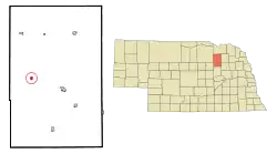 Location of Clearwater, Nebraska