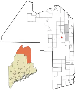 Location of Mapleton, Maine