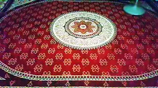 Prayer place for the imam (to the left of the minbar)