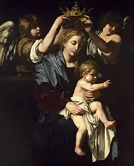 Bartolomeo Cavarozzi, Virgin and Child with Angels (c. 1620), 155.3 × 125.1&nbsp;cm.