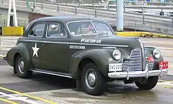 1940 Buick Super Series 50 Touring Sedan Model 51 US Army Air Force Staff Car