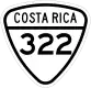 National Tertiary Route 322 shield}}