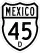 Federal Highway 45D shield