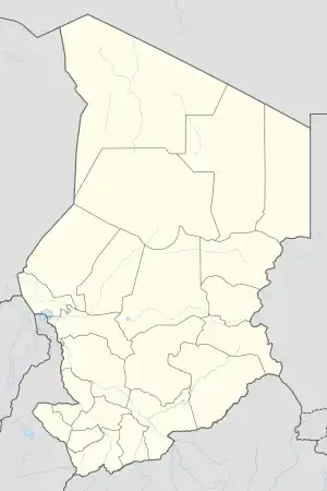 Bénoye is located in Chad