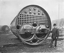 200 horsepower (150&nbsp;kW) boiler