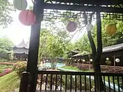 Corridor in Guangming Butterfly Valley of Guangming Village.