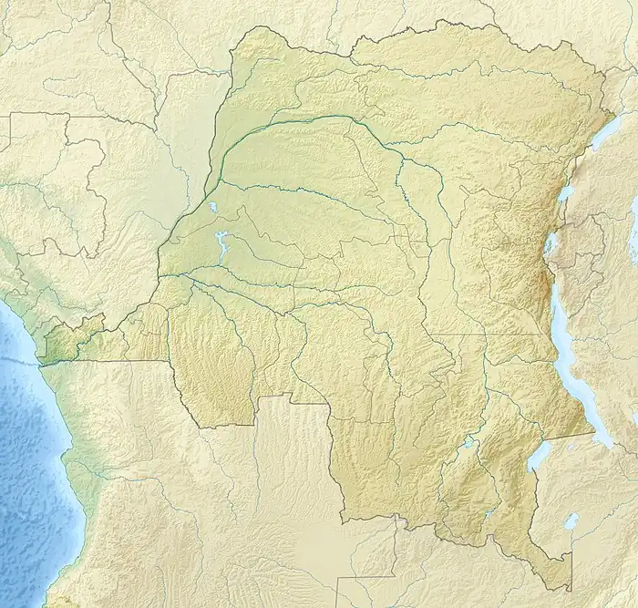 Upemba Depression is located in Democratic Republic of the Congo