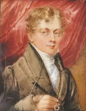 Portrait of a blond man