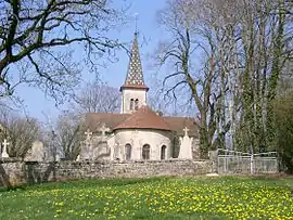The church in Fay-en-Montagne