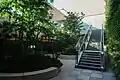 Stairs to the roof garden, Level 13