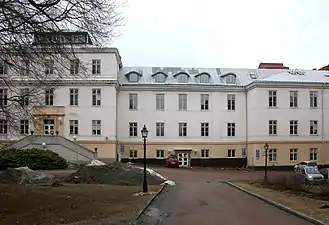 The original hospital building, Hornska huset&nbsp;[sv], purchased 1749