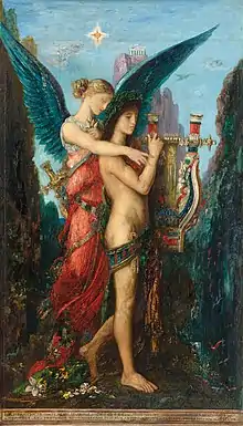 Hesiod and the Muse (1891), 59 x 34.5 cm, Musée d'Orsay