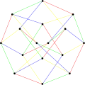 The chromatic index of the Hoffman graph is&nbsp;4.