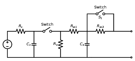 Simplified Schematic of the 1.2/50-8/20 μs Combination Wave Generator