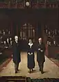 Lady Astor Being Introduced into the House of Commons by Lloyd George