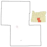 Location in Oregon