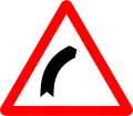 1a)&nbsp;— Curve to the right