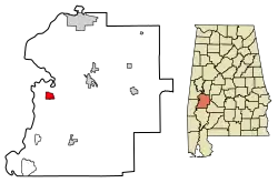 Location in Marengo County, Alabama