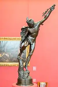 Mercury Fastening his Sandals After Killing Argos, 1827, The Louvre