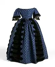 Ballgown. c. 1850-1858