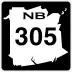 Route&nbsp;305 marker