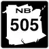 Route&nbsp;505 marker