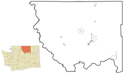 Location of Conconully, Washington