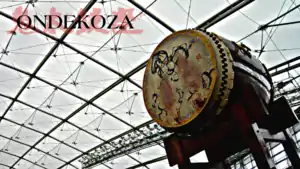 350 kg Odaiko drum used by Ondekoza