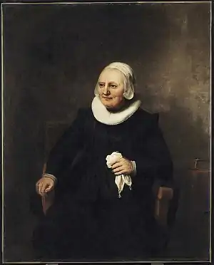 Carel Fabritius, Portrait of a Seated Woman with a Handkerchief, c. 1644