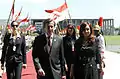 Presidenta Cristina Fernández de Kirchner and Ambassador Kreckler - Palacio Itamaraty