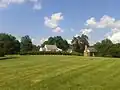 View of the historic grounds looking north.