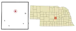 Location of Loup City, Nebraska