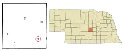 Location of Rockville, Nebraska