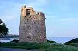 Tower of Cala d'Ostia is a watchtower, located on the promontory of Cala d'Ostia, in Santa Margherita, a small fraction of Pula.