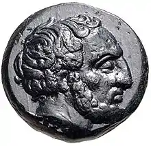 Image 44The Achaemenid Empire Satraps and Dynasts in Asia Minor developed the usage of portraiture from c. 420 BC. Portrait of the Satrap of Lydia, Tissaphernes (c. 445–395 BC). (from Coin)