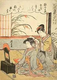 Kyōdai no shūgetsu, Kiyonaga, c. 1777