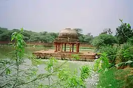 View of Pavilion in Hauz-i-Shamsi