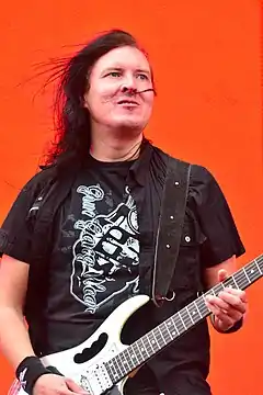 Heikkinen with U.D.O. at Wacken Open Air 2015